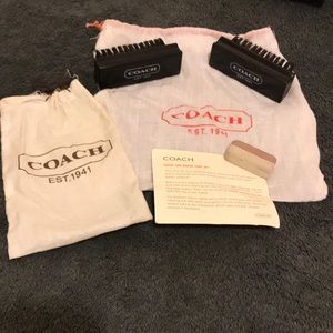 Coach Suede purse care kit